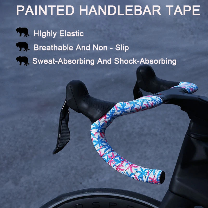 Лента за кормило за пътно колело BUCKLOS, омекотена за комфорт, устойчива на износване