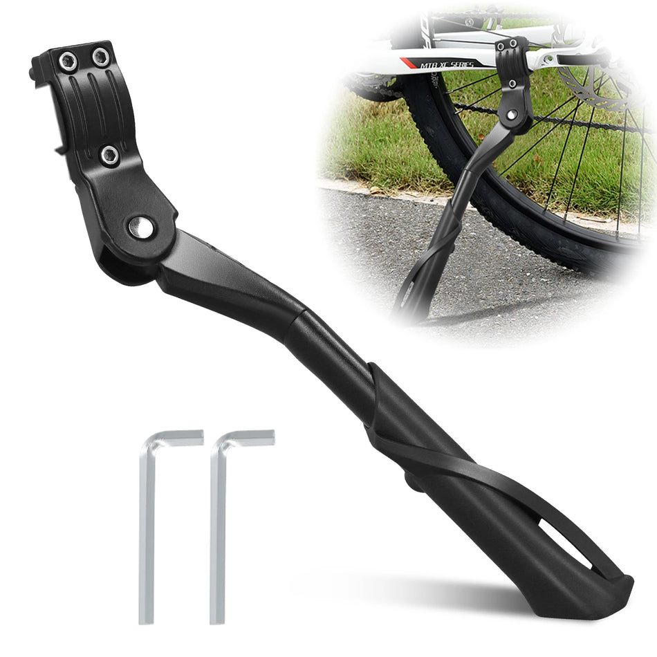 Justerbart aluminiumlegeringsstöd för cyklar från 26 till 29 tum