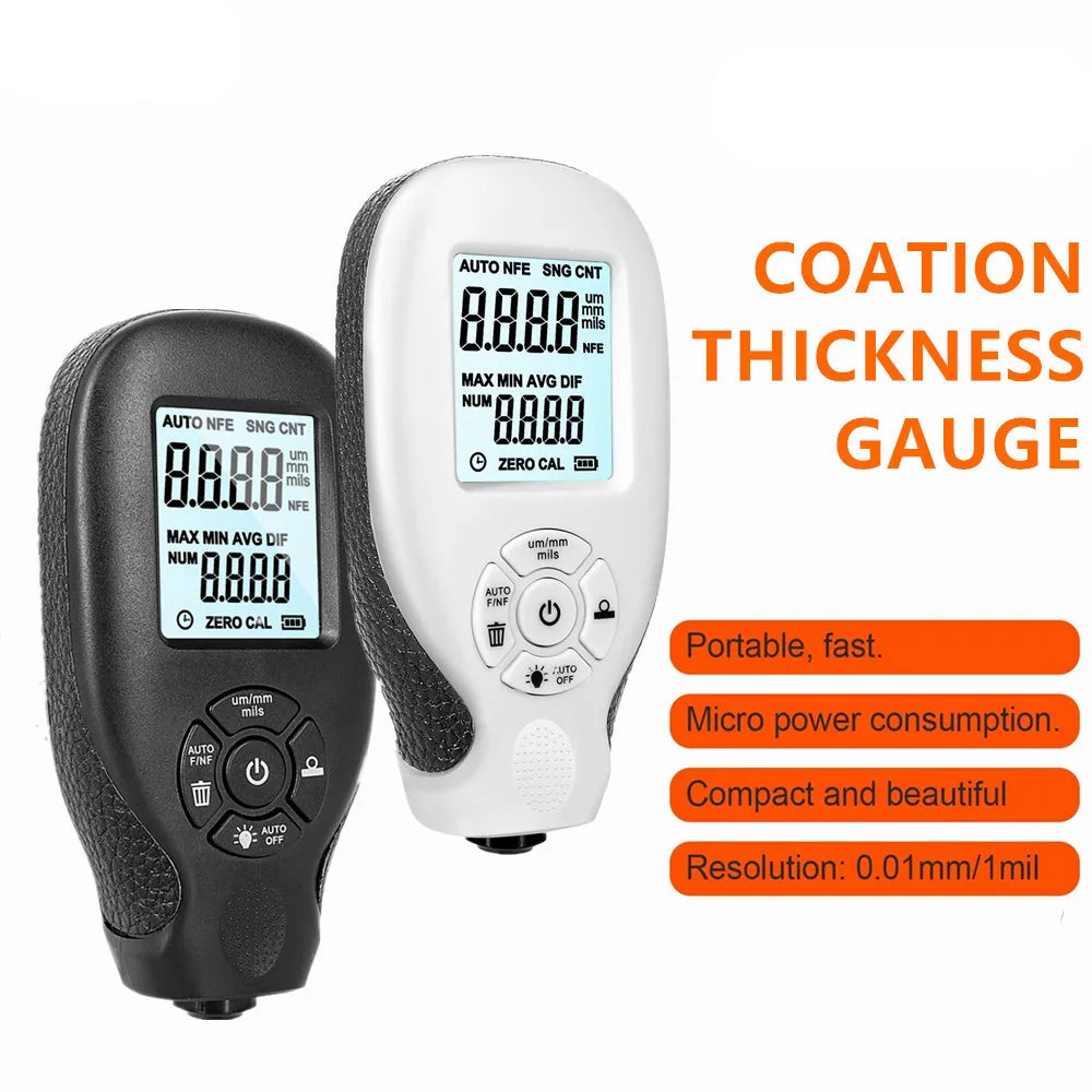HW-300 Digital Car Coating Thickness Gauge &ndash; LCD Display