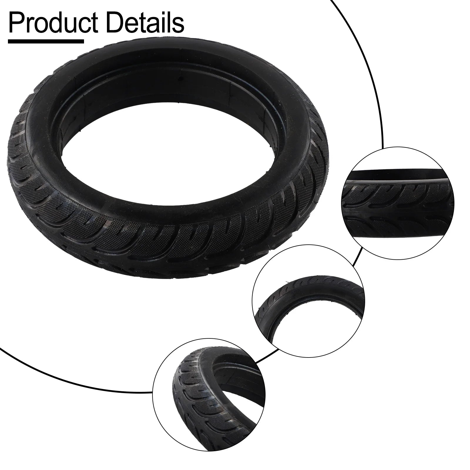 8-Inch Solid Tyre for 200x45 Electric Scooters and Balance Bikes