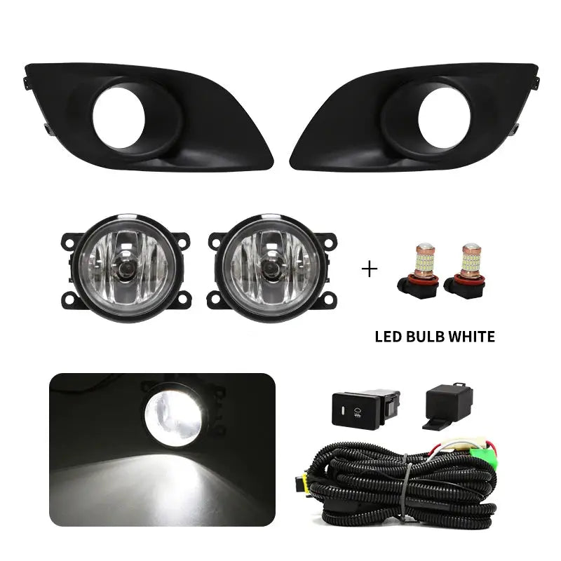 For Suzuki Swift 2011 2012 2013 2014 2015 2016 2017 Car LED Fog Light Day Time Running DRL Wires Harness Switch Waterproof by InterCyprus Trading Ltd