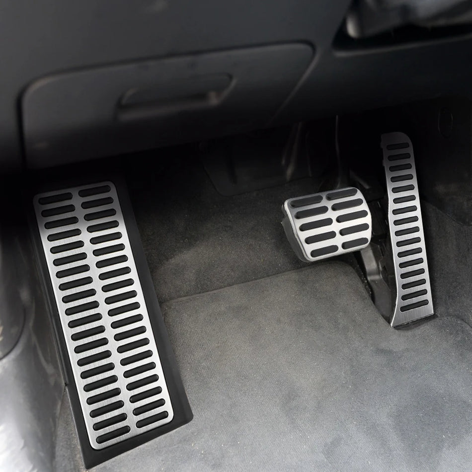 Cubiertas de Pedal Audi Q3 8U RS Reposapiés de Acero Inoxidable para LHD
