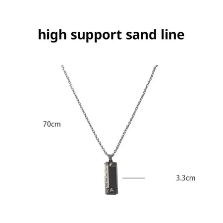Mini Harmonica Necklace &ndash; Unisex Niche Design Pendant