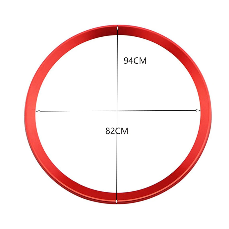 Capa de Anel de Volante em Cromado Polido para Audi A3 A4 A6 Q3 Q5 A6L B9 2017-2018