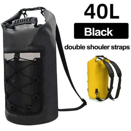 40L Floating Dry Bag &ndash; Floating Waterproof Dry Bag Outdoors Black 40L