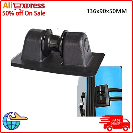 PVC Anchor Tie Off Patch Boat Anchor Row Roller Anchor Holder For Inflatable Boats Kayaks Durable Canoes Kayak Boat Accessories CN (Origin)