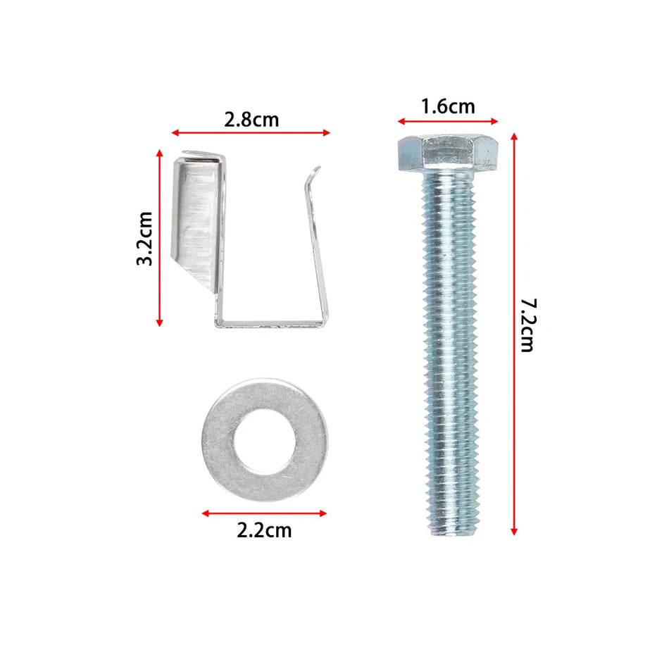 Zestaw śrub i nakrętek flanszy kolektora wydechowego dla Jeep Wrangler Iron LN-1042-S-4 sprzęt wysokotemperaturowy