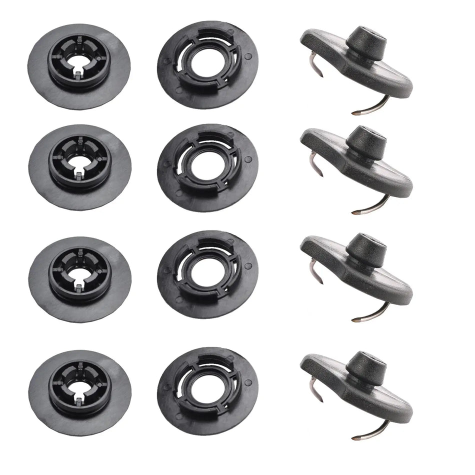 12PCS For Skoda Octavia A7 Octavia A5 Superb Car Mat Clips Floor Holders Fixing Clamps Retainer Grip 3D08645214PK 3D0864523B41 by InterCyprus Trading Ltd