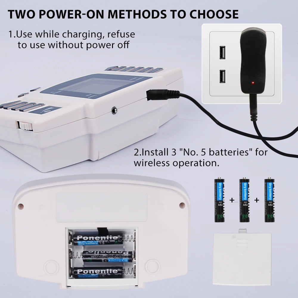 EMS Tens Massage Unit - Full Body Electrical Muscle Therapy