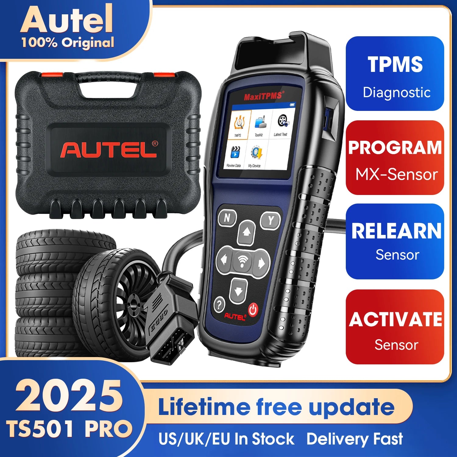 Autel MaxiTPMS TS501 Pro &ndash; Lifetime Updates
