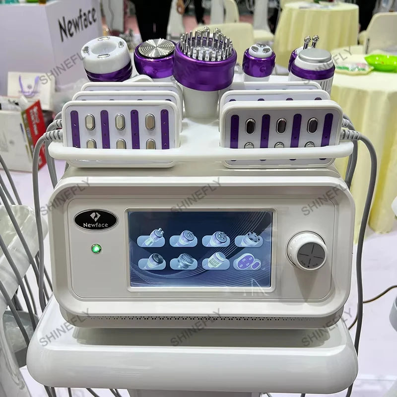 6 In 1 RF EMS Cuscinetti a Vuoto per il Corpo e il Viso Snellente Spina US