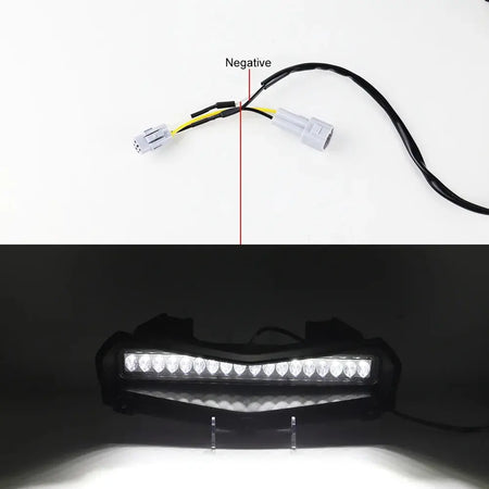 LED Auxiliary Roof Light Off - road Spotlight for Yamaha Wolverine RMAX2 1000 2021-2024 RMAX4 1000 2021-2024 by InterCyprus Trading Ltd