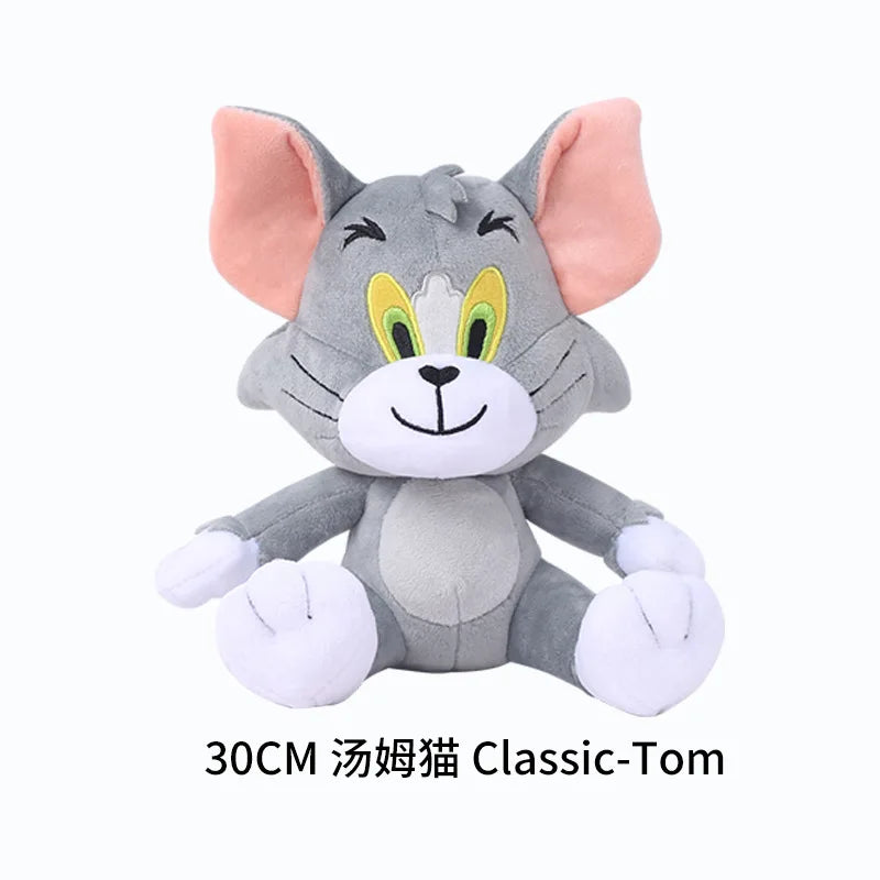 Tom and Jerry Plush Toys - Adorable Stuffed Dolls for Kids 30cm Classic-Tom