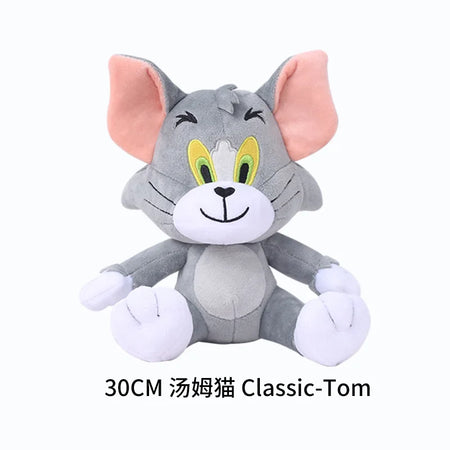 Tom and Jerry Plush Toys - Adorable Stuffed Dolls for Kids 30cm Classic-Tom