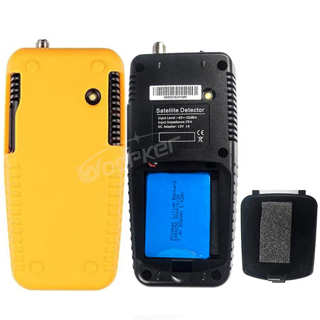 Woopker WS-6933 DVB-S2 FTA C&amp;KU Band Digital Satellite Finder Meter With 2.1inch LCD Display 7.4V/800mAh Battery Satlink WS 6933