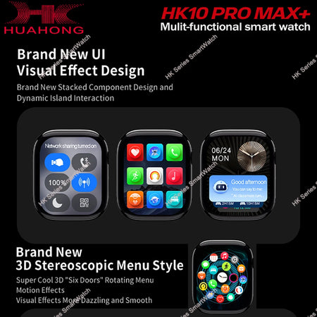 HK10 Pro Max GEN2 Smartwatch &ndash; AMOLED Display AI Assistant