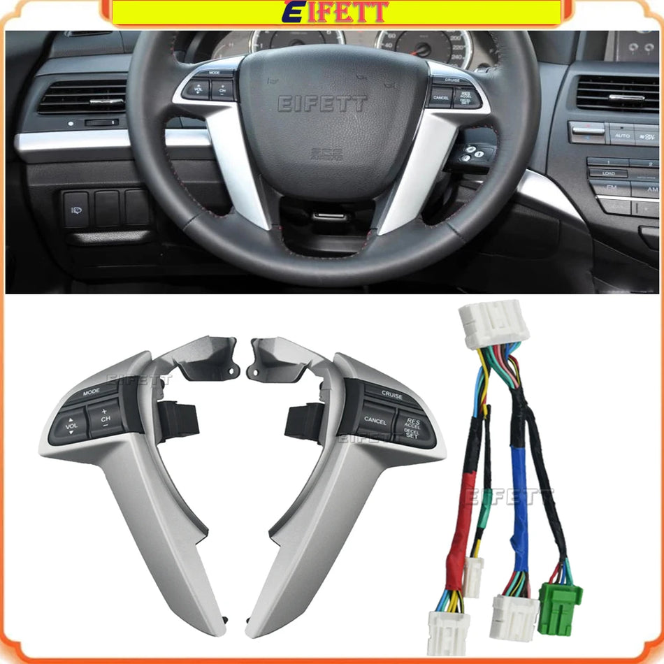 Commutateur de Bouton de Volant Avec Cadre Pour Honda Accord 08-13 Odyssey 09-13