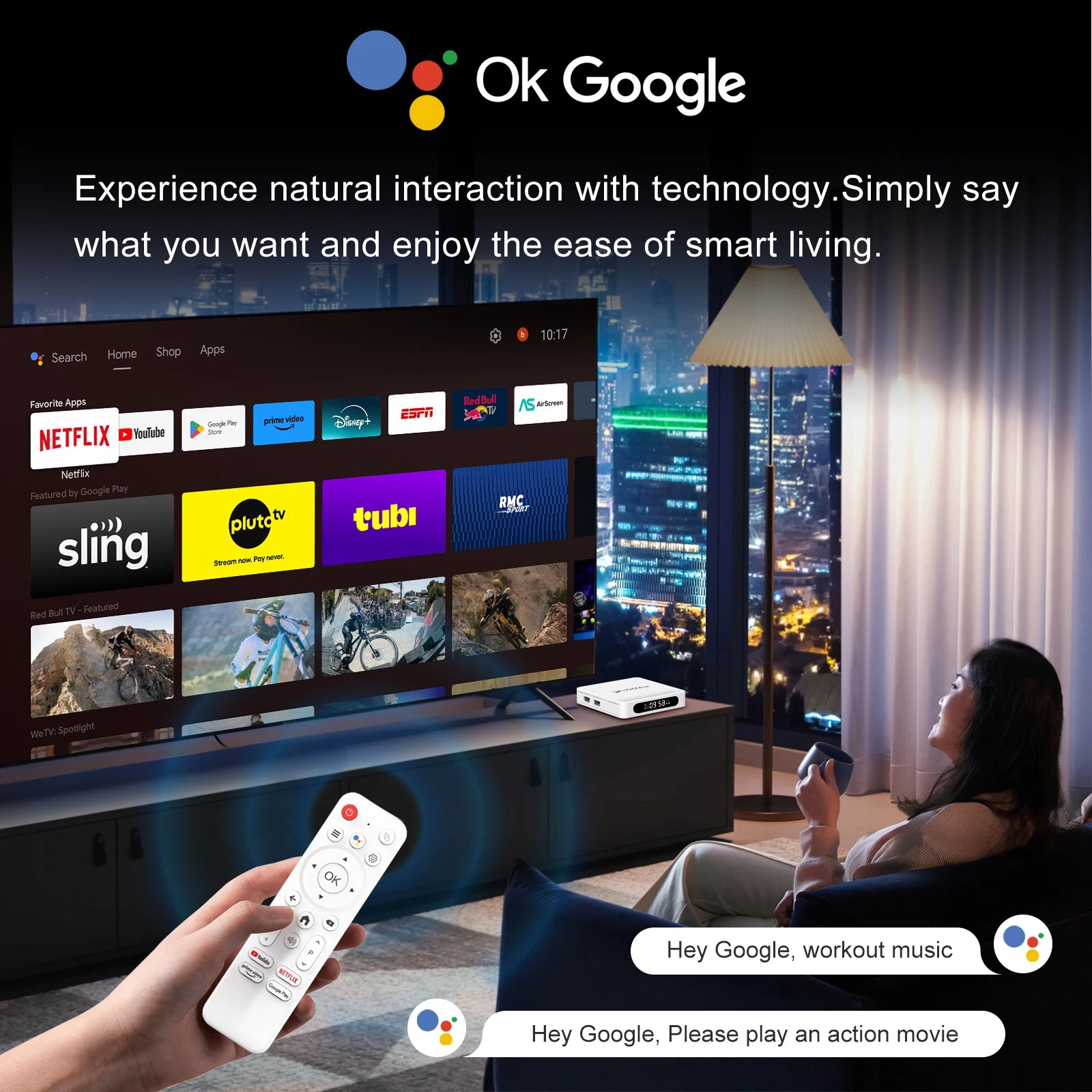 H96 MAX H618 PLUS - 8K Android 14 WiFi6 Voice Assistant