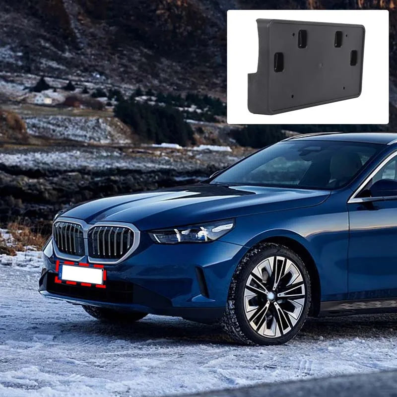 ABS černá přední registrační značka pro BMW 5 Series G60 2024