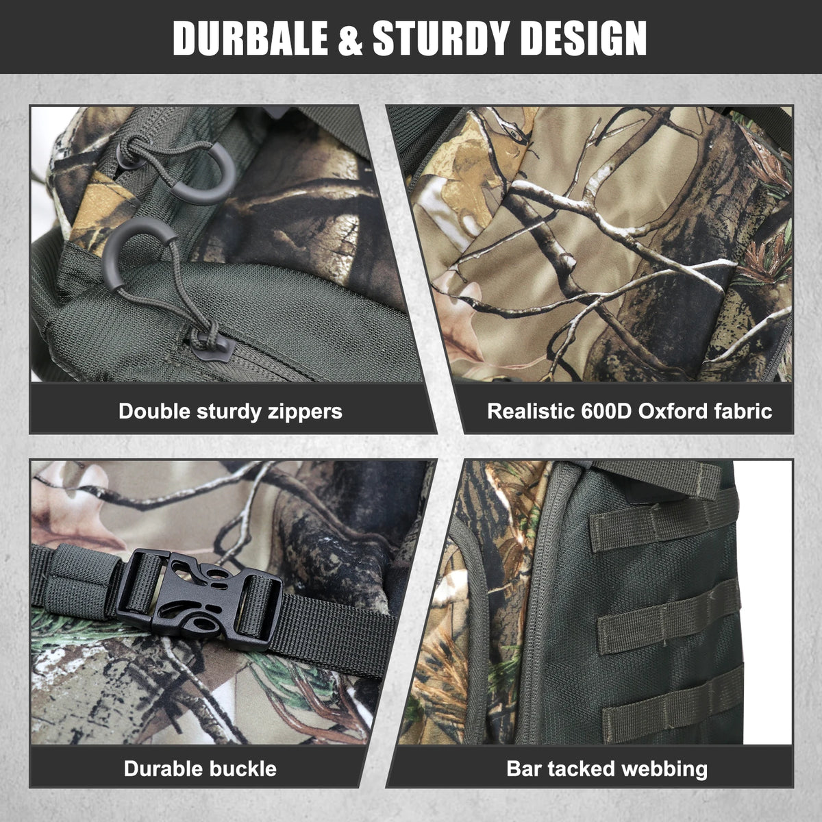 Hunting Waterproof Camo Backpack &ndash; Waterproof And Durable