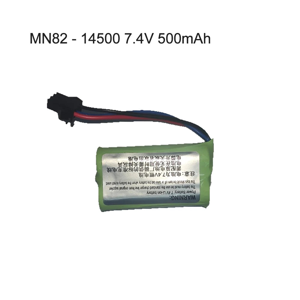 Upgraded MN82 RC Car &ndash; 2.4G 4WD Off-Road Performance 2S 500mAh Battery