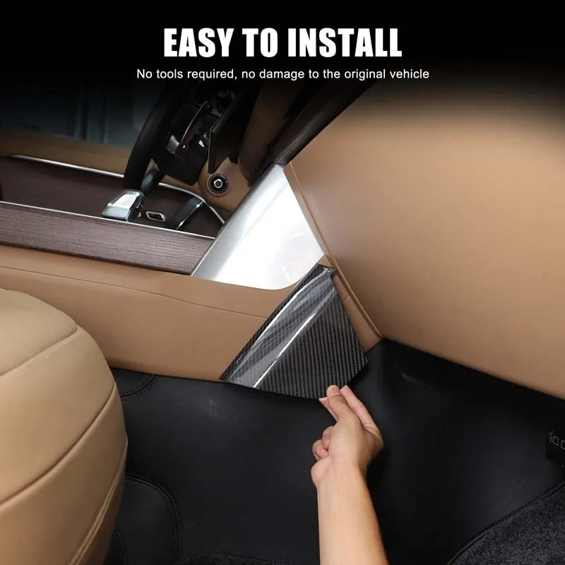 2 броя истински панели от въглеродни влакна за коляно за Range Rover L460 2023