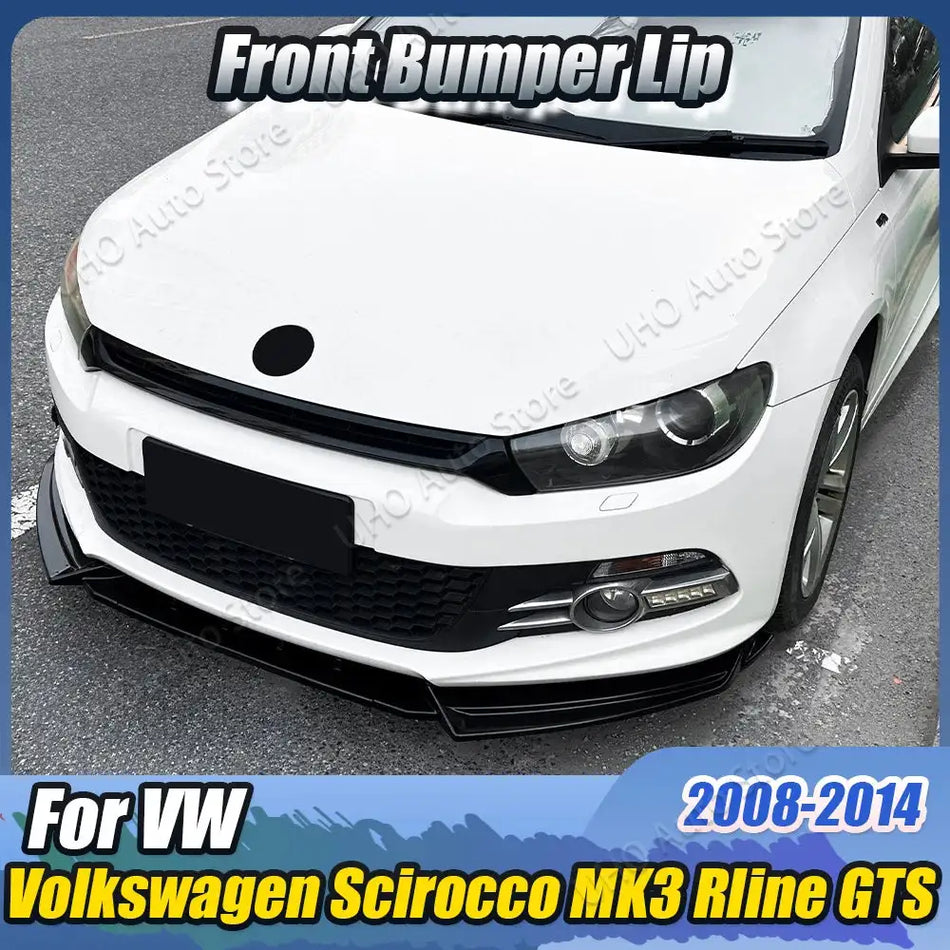 Scirocco MK3 Rline GTS Sprednji odbijač Canard Lip Splitter