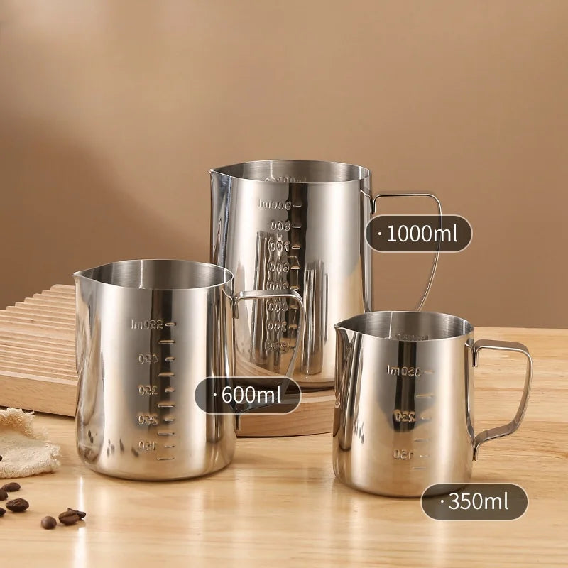 WUWANLI Coffee Latte Art Pitcher &ndash; Precision Control with Clear Scale