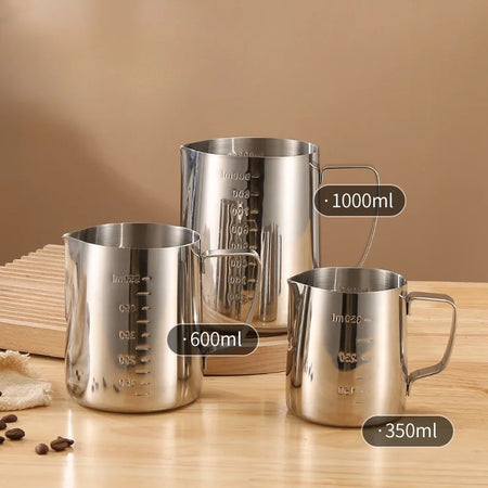 WUWANLI Coffee Latte Art Pitcher &ndash; Precision Control with Clear Scale