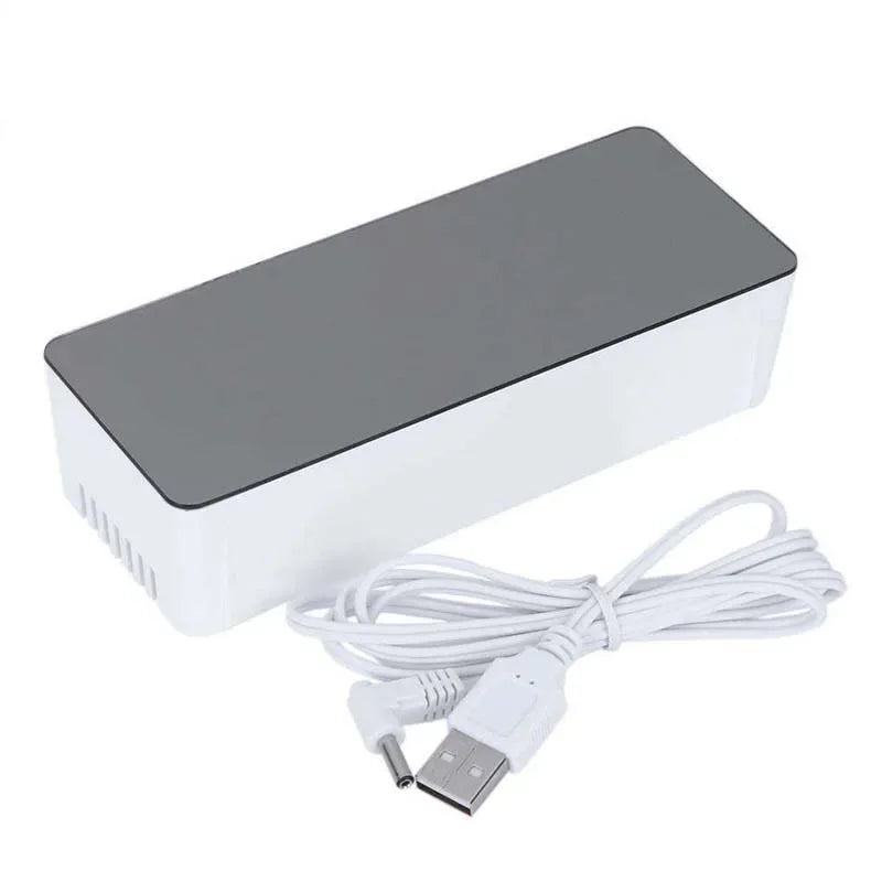 LED Mirror Alarm Clock &ndash; Large Display with Snooze Function