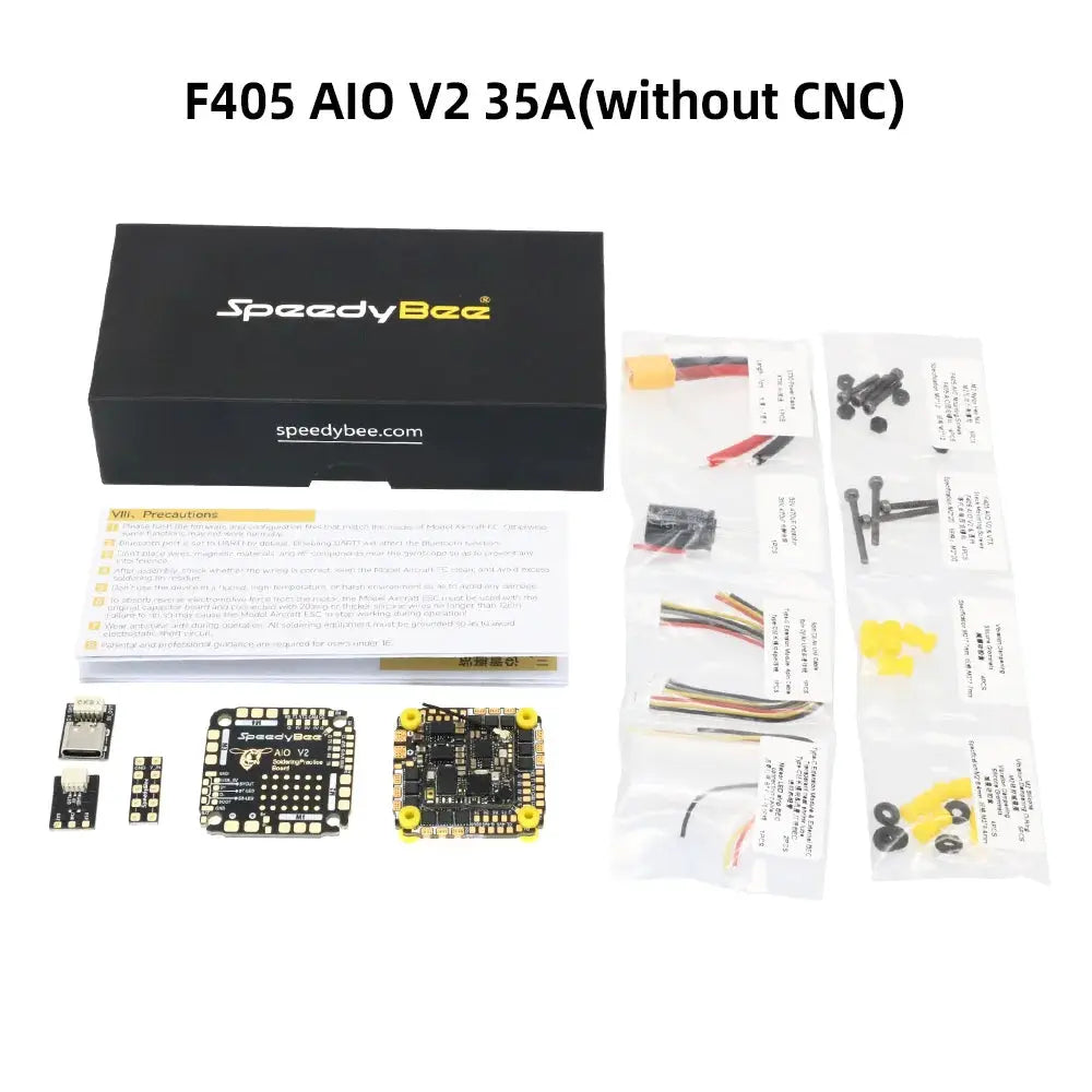 SpeedyBee F405 AIO V2 35A 40A Blue-jay 25.5x25.5 3-6S Flight Control and ESC Integrated Model Aircraft Controller by InterCyprus Trading Ltd
