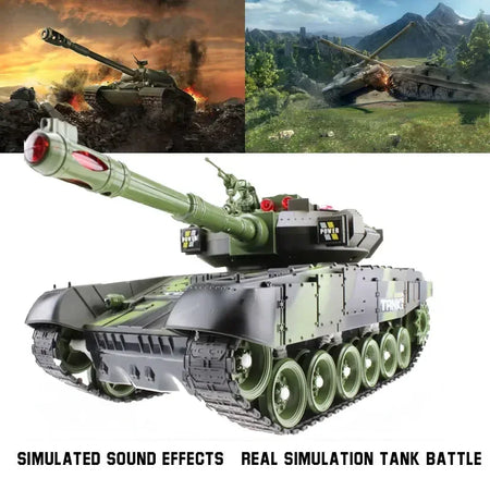 RC Tank 44/33Cm &ndash; Realistic Simulation Shooting Experience