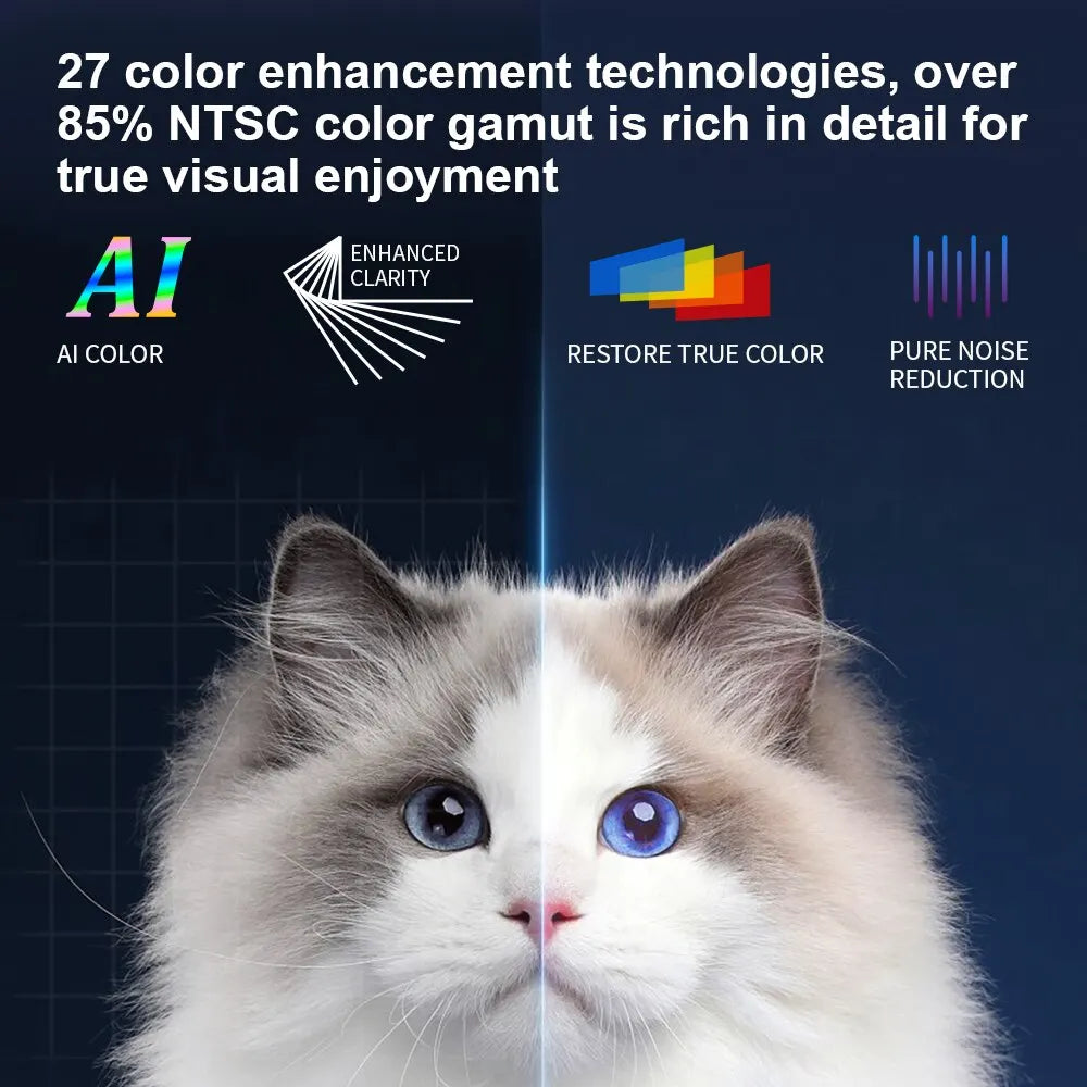 HONGTOP Android Smart Mini Projector &ndash; Ultra Bright 300 ANSI