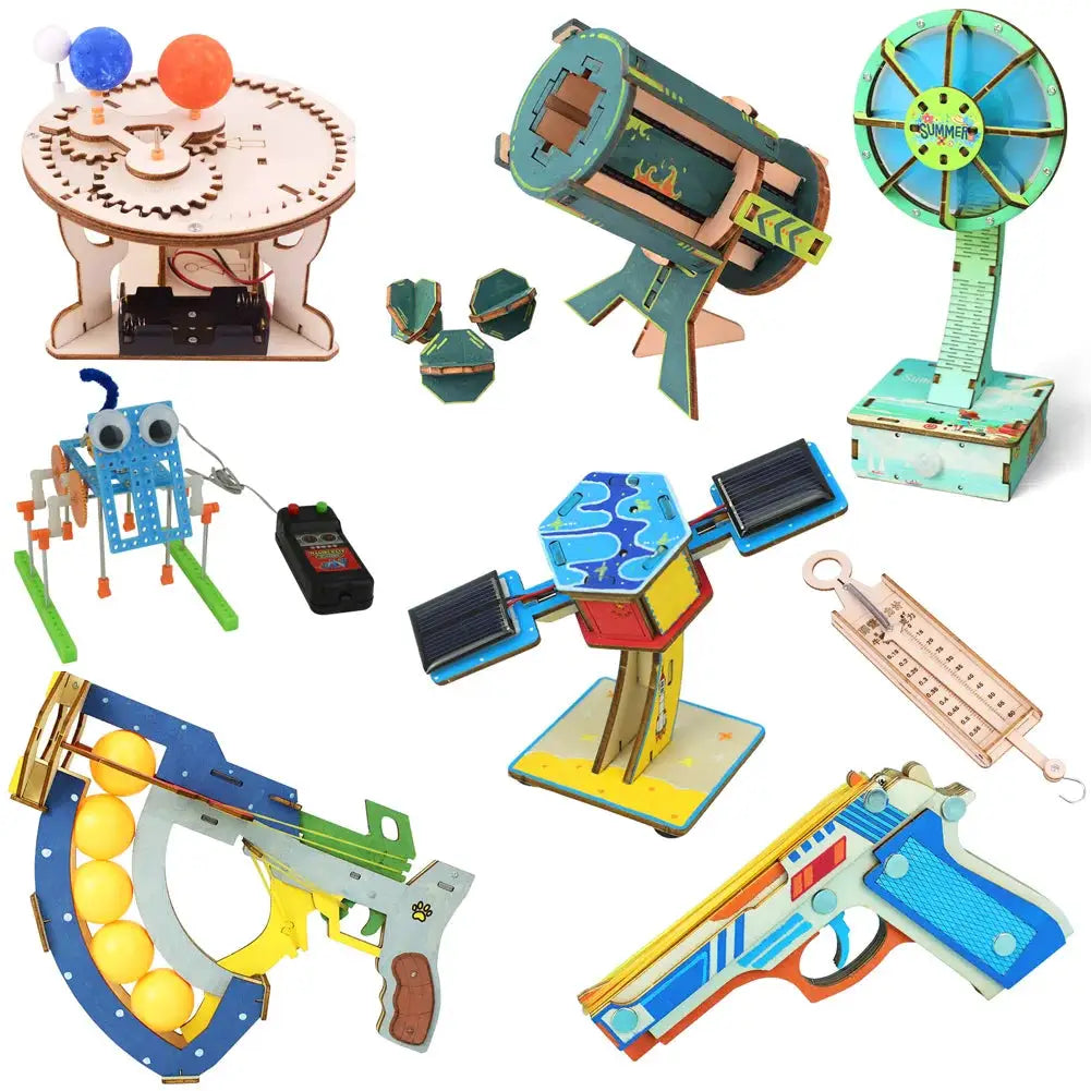 Kids DIY Science Toys Educational Scientific Experiment Kit Hydraulic Lift Table Model Physics School STEM Projects by InterCyprus Trading Ltd