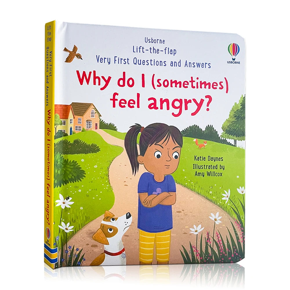 Kids Scientific Knowledge Learning Picture Books Why Feel Angry