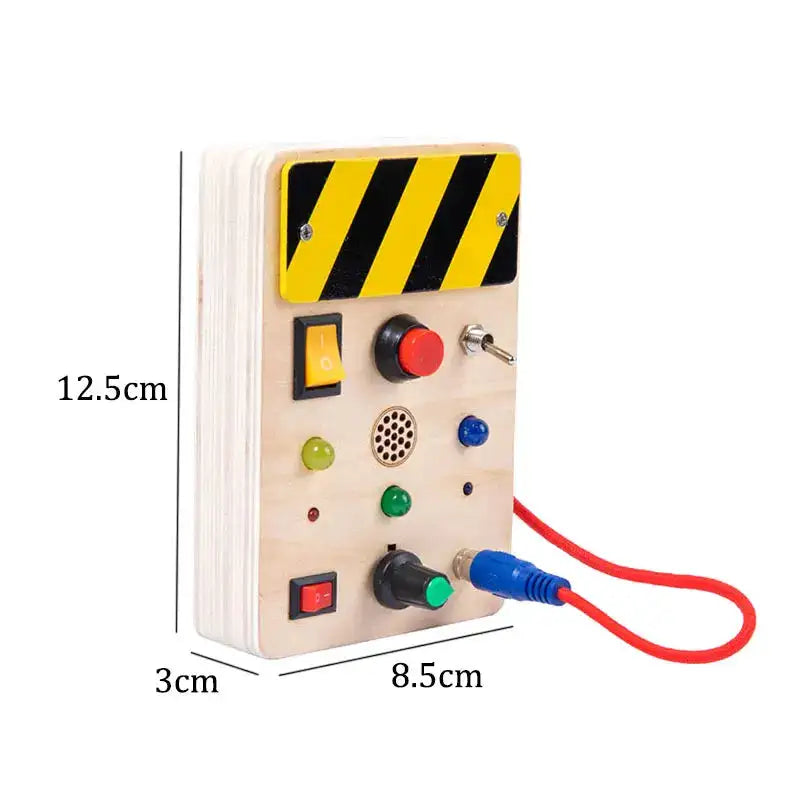 MY10082 Busy Board Led Switch Wheel Educational Toy &ndash; Play MY10012E