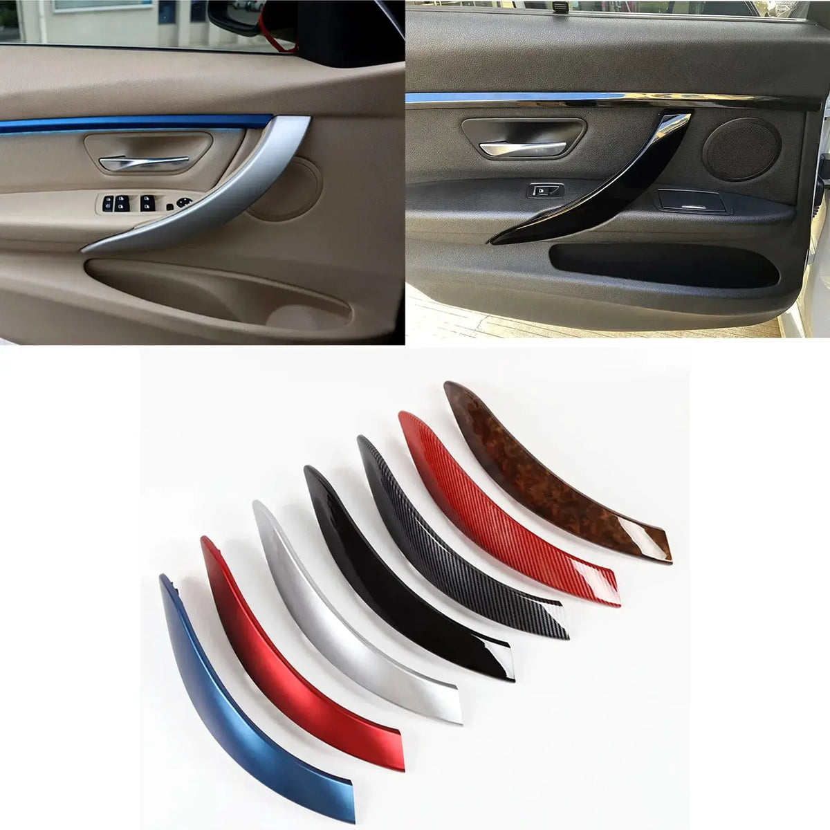 Replace Interior Car Door Handle Cover Trim For BMW 3 4 Series M3 M4 F30 F34 F36 F32 F33 F80 F82 F83 316d 318d 320d 320i 325d by InterCyprus Trading Ltd
