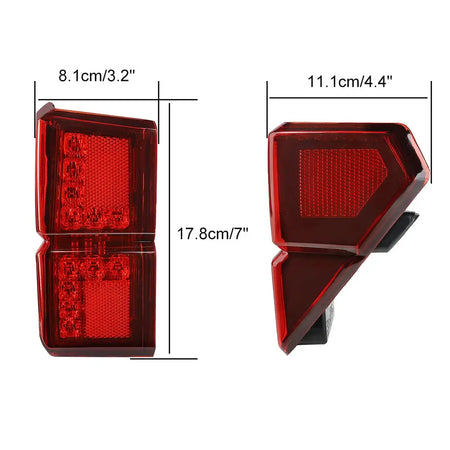 LED Tail Light for Polaris Ranger XP 1000 / Crew 2018-2021 UTV ATV by InterCyprus Trading Ltd