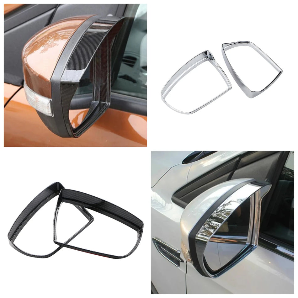 2-osainen taustapeilin sadekilven peite Ford EcoSport 2013-2021 ABS-muovinen kestävä säänkestävä viimeistely