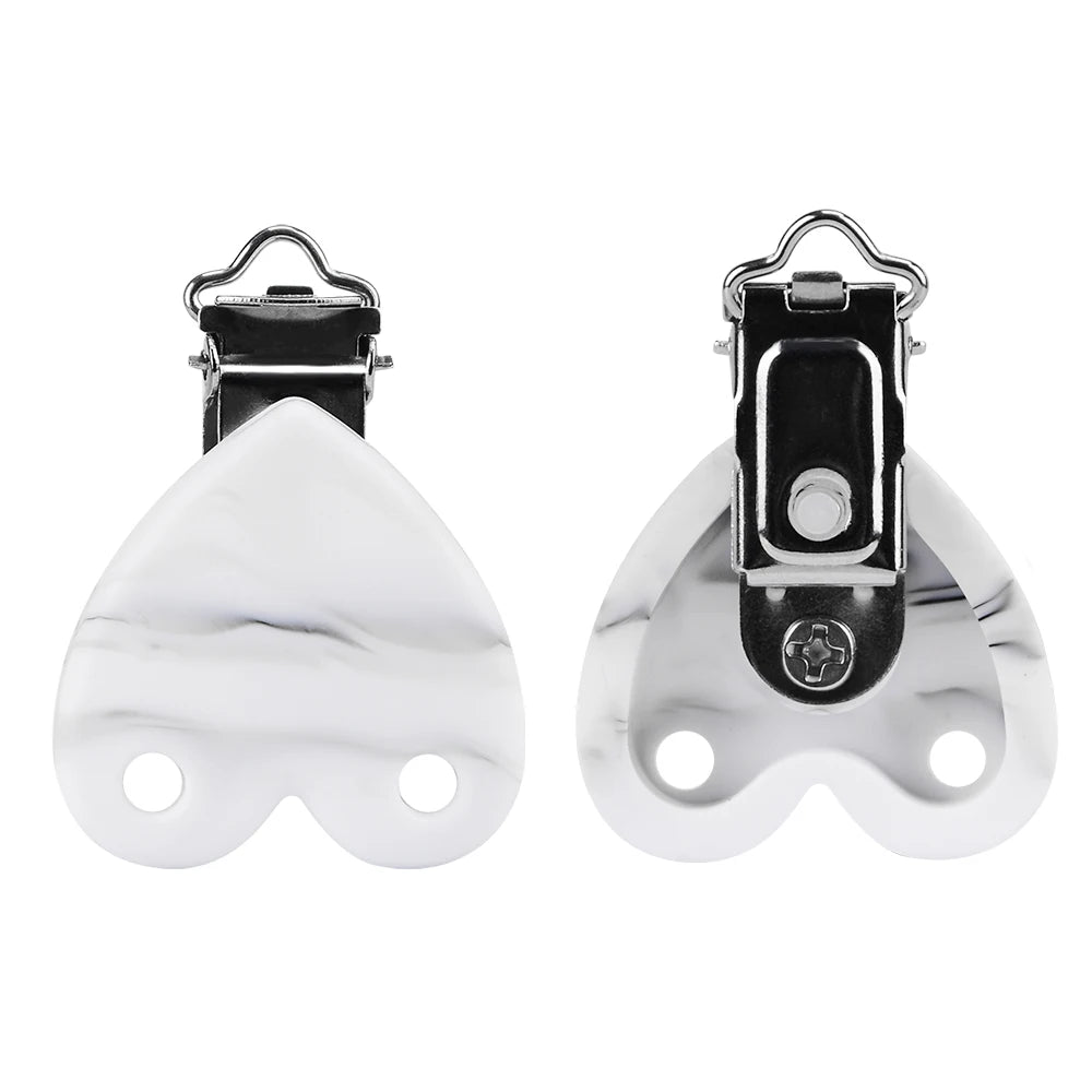 Lofca 5-Pack Silicone Baby Pacifier Clips - Safe &amp; Stylish Teething Gifts