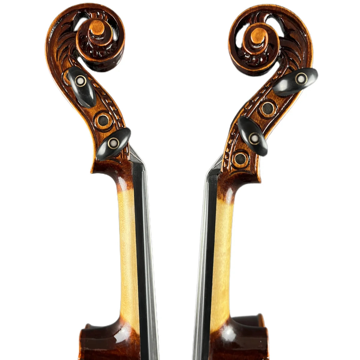 Old Europe Carving Violin VB-700CRV &ndash; Hand Crafted Finish