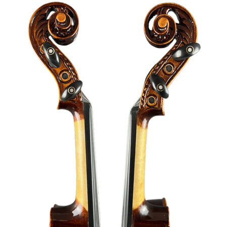Old Europe Carving Violin VB-700CRV &ndash; Hand Crafted Finish
