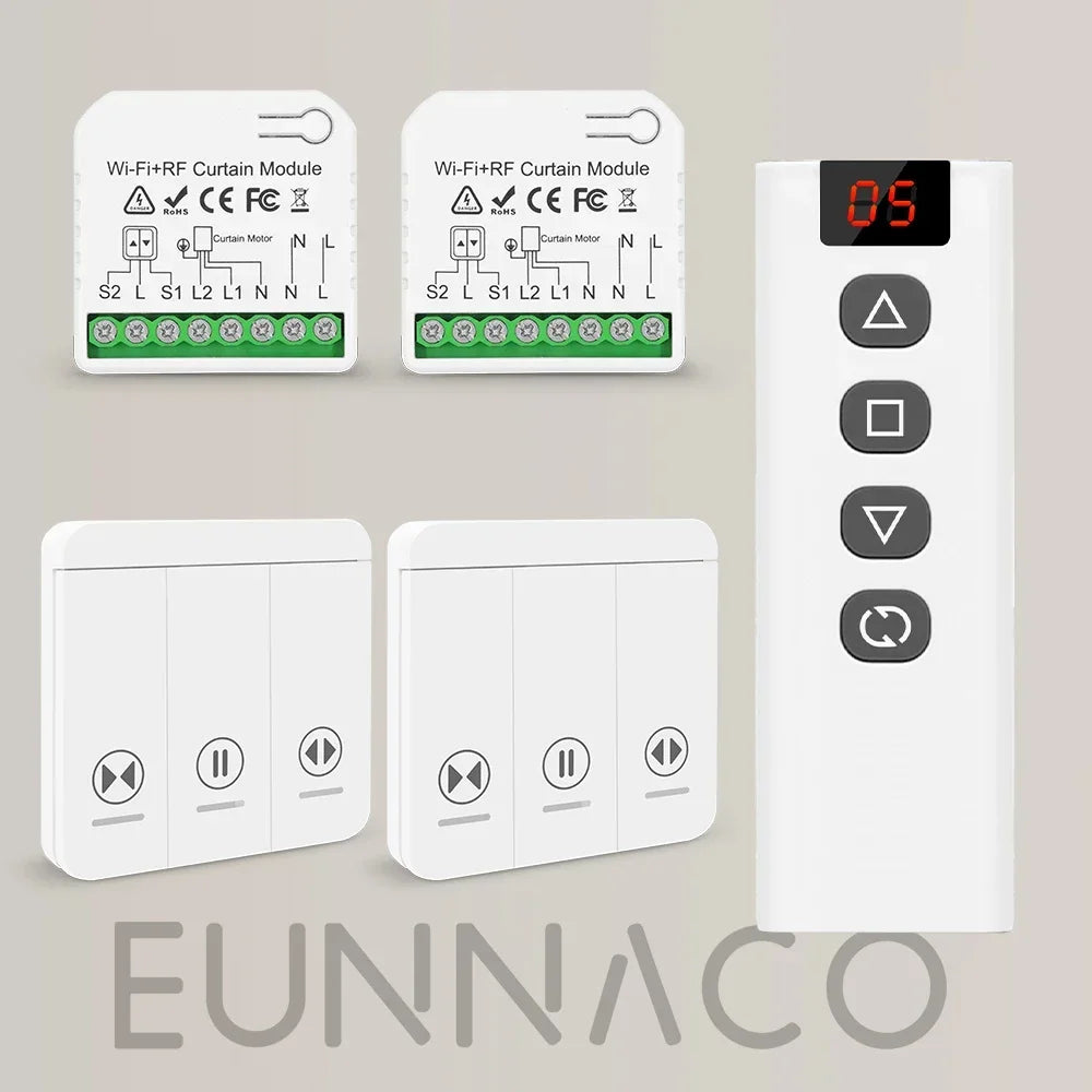 Tuya Smart WiFi Module &ndash; Voice Control RF433 Remote 2Receiver 2s 1r