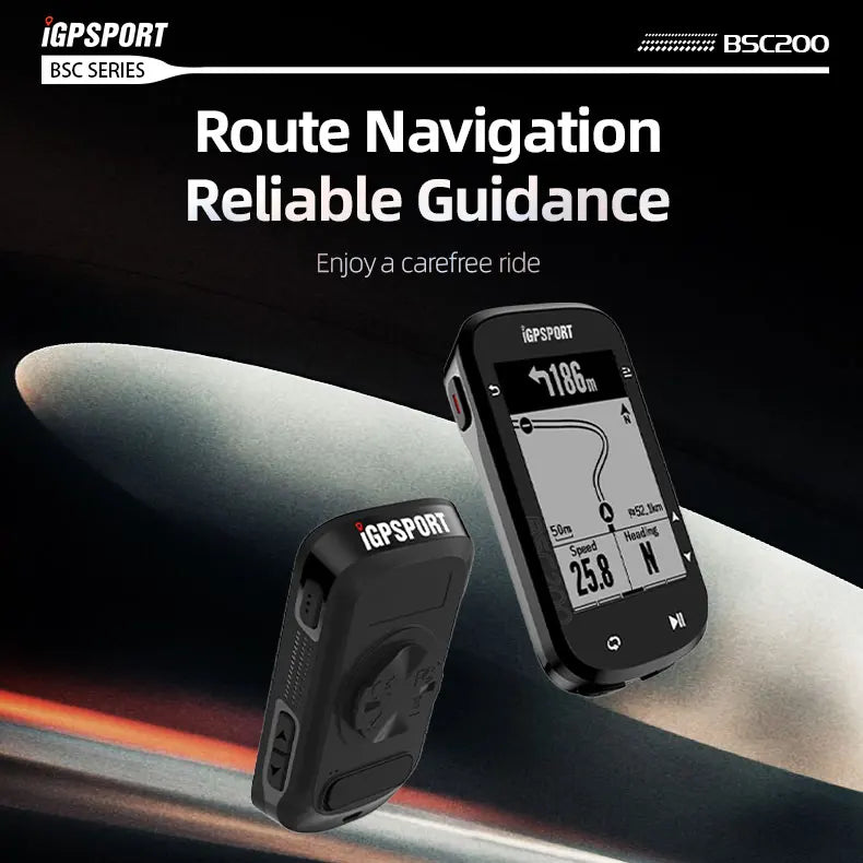 IGPSPORT BSC200 &ndash; Wireless GPS Navigation and Cycling Odometer