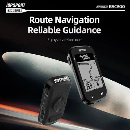 IGPSPORT BSC200 &ndash; Wireless GPS Navigation and Cycling Odometer
