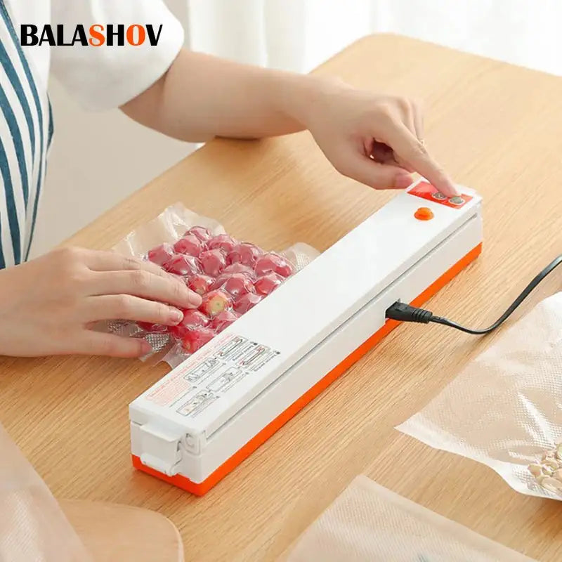 Electric Vacuum Sealer With 10 Free Bags For Food Storage