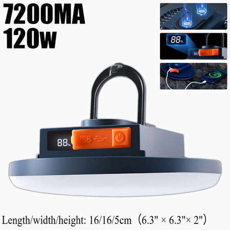 Wins Fire Rechargeable Camping Lantern &ndash; Exceptional Brightness and Versatility 7200mAh / Camping Light