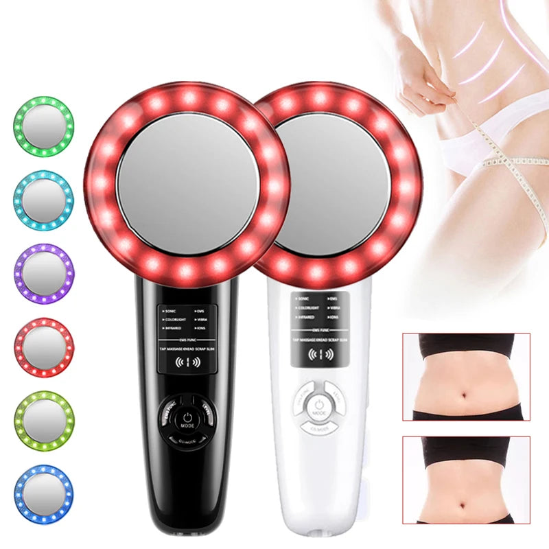 6 in 1 EMS Συσκευή Αδυνατίσματος με Υπερηχητική Καβίτιση και Αντι-Κυτταρίτιδα