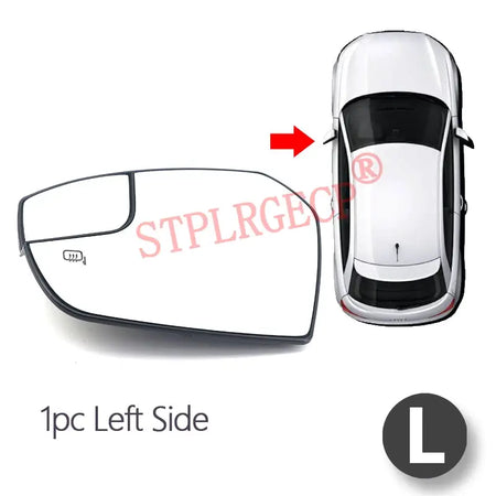 Driver Rearview Side Mirror Lens Door Wing Mirrors Glass with Heating Parts Accessories for Ford Escape 2017 2018 by InterCyprus Trading Ltd