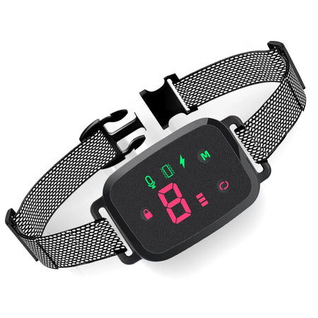 Smart Anti-Barking Dog Collar with HD Display and Waterproof Design Color